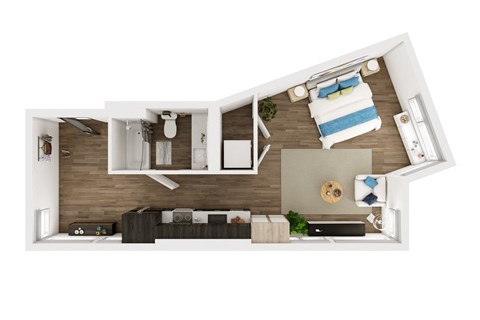 SEAWORTHY, Studio, 1 Bath at Marina Square, Bremerton, WA, 98337